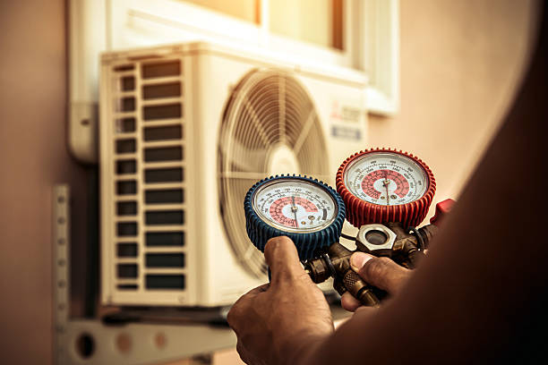 Professional Furnace Repair technician working in Hasbrouck Heights, NJ